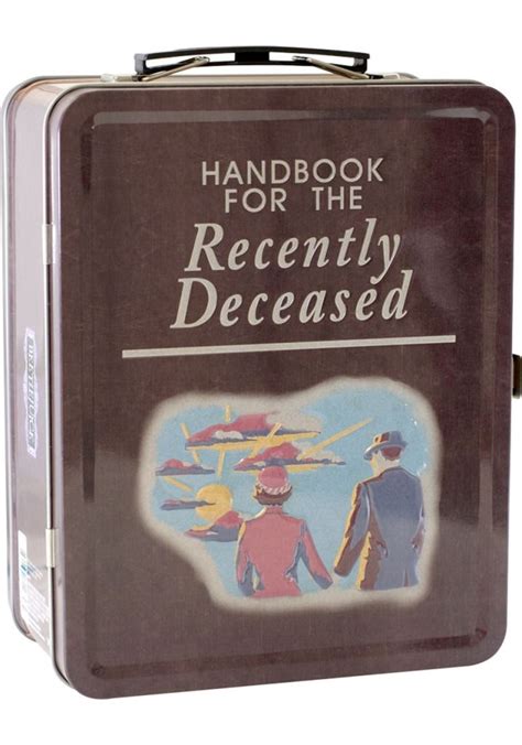 Vintage Handbook for the recently deceased Metal Lunch Box 